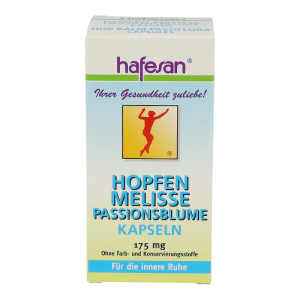 Hafesan HOPFEN MELISSE PASSIONSBLUMEN KAPSELN
