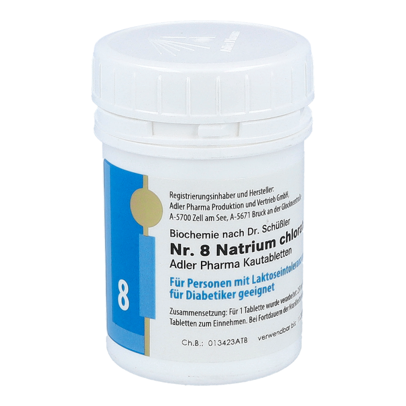Schüßler Nr. 8 Natrium chloratum D6 Kautabletten 100 g