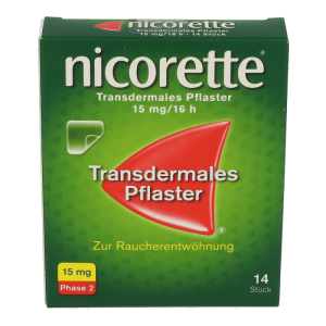 Nicorette Transdermales Pflaster 15 mg/16 h