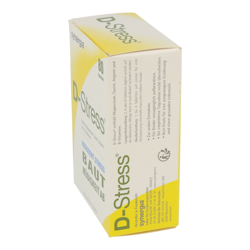 D – STRESS ENERGIE TABS Synergia bei Müdigkeit & Stress