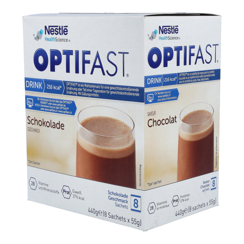 Optifast Drink Schokolade 8 x 55 g 1 Pk.