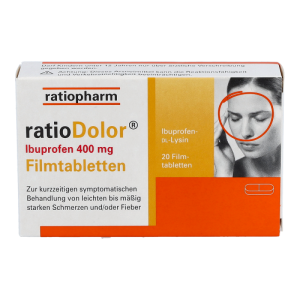 ratioDolor Ibuprofen 400 mg Filmtabletten