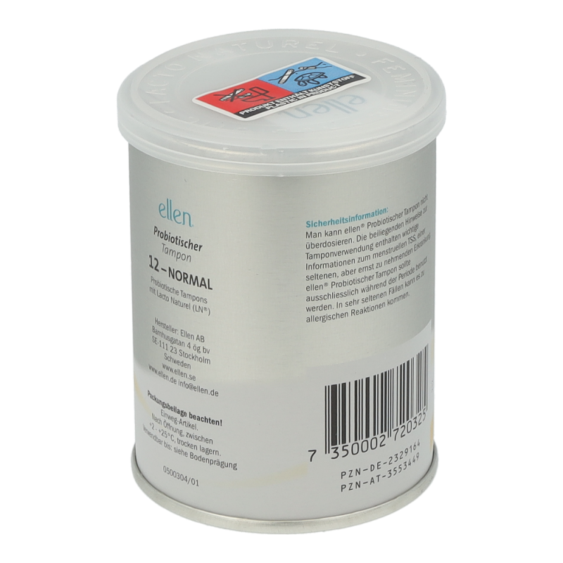 Monatshygiene Tampon Ellen 12 Stk. Normal