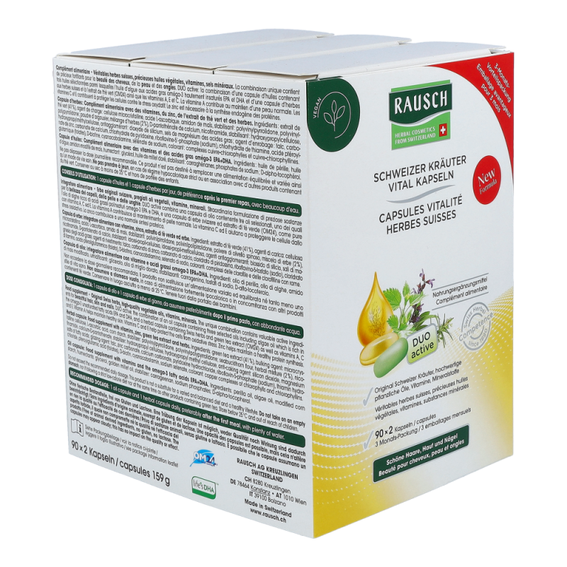 Schweizer Kräuter Vital Kapseln 3 Monatspackung 2 x 90 Stk.