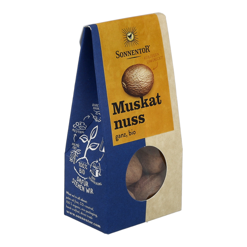 Sonnentor Muskatnuss ganz 25 g BIO