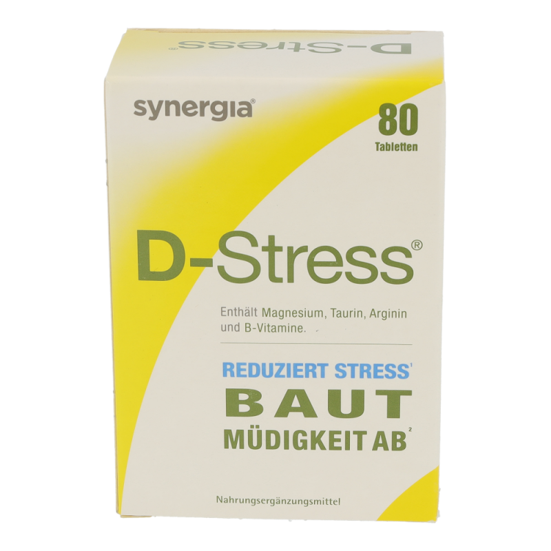 D – STRESS ENERGIE TABS Synergia bei Müdigkeit & Stress