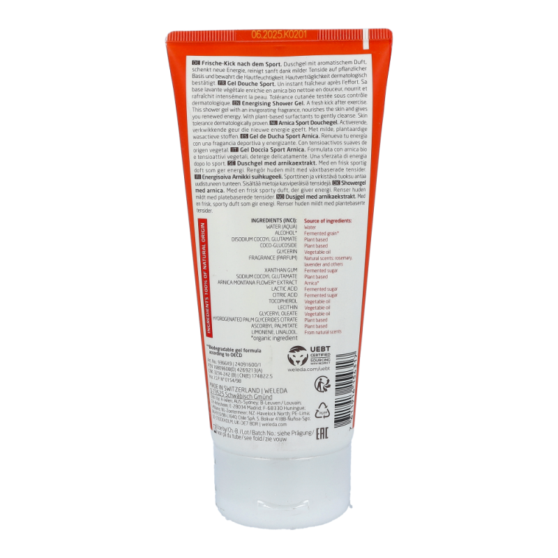 Weleda Arnika Sport Frische-Kick-Duschgel 200 ml