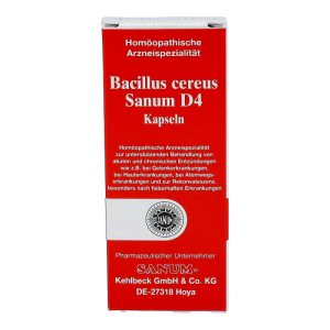 Sanum Kehlbeck Bacillus Cereus D4 Kapseln 5 Stk.