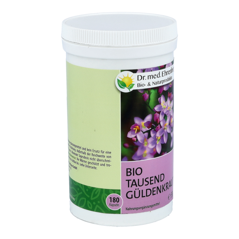Dr. Ehrenberger Tausendgüldenkraut Kapseln BIO 180 Stk.