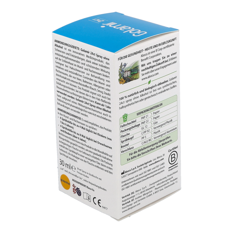 Aboca Golamir 2ACT Spray