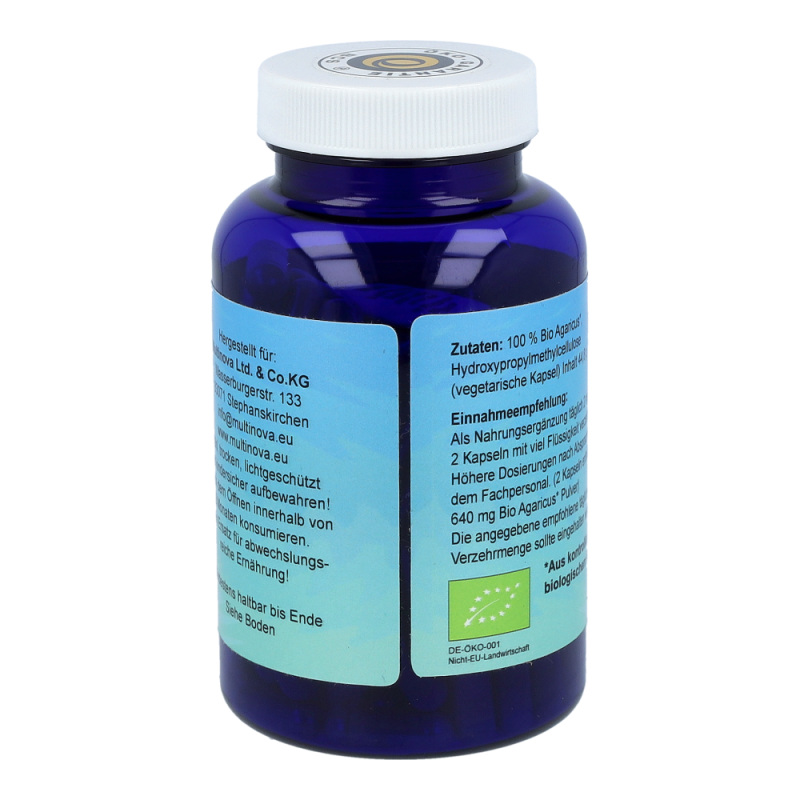 Multinova Agaricus Kapseln 140 Stk. BIO