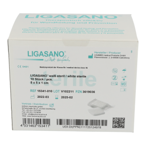 Ligasano Kompresse Steril 10x10x1cm 10 Stk.