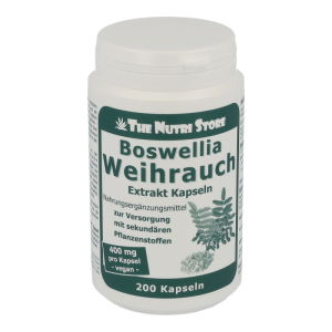 The Nutri Store Boswellia Weihrauch Extrakt Kapseln 400 mg 200 Stk.