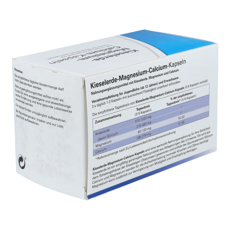 Twardy Kieselerde Calcium Magnesium Kapseln