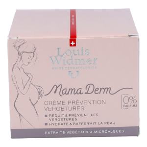 Louis Widmer MamaDerm Schwangerschaftsstreifen Creme leicht parfümiert 250 ml