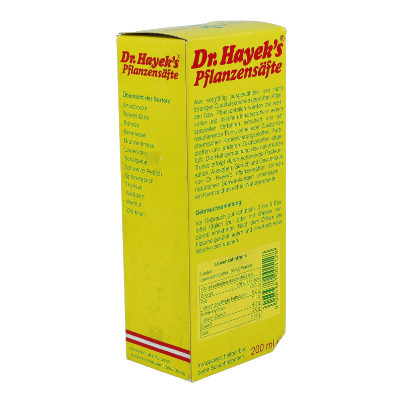 Dr. Hayeks Löwenzahn Saft