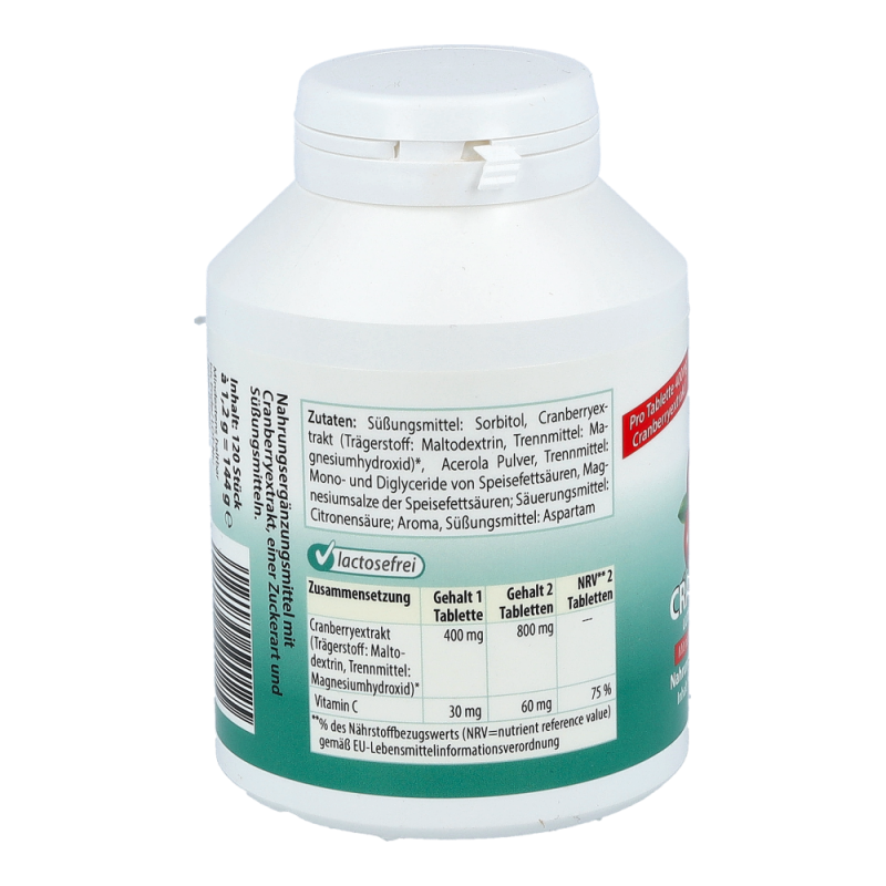 Avitale Cranberry Lutschtabletten + Vitamin C 120 Stk.