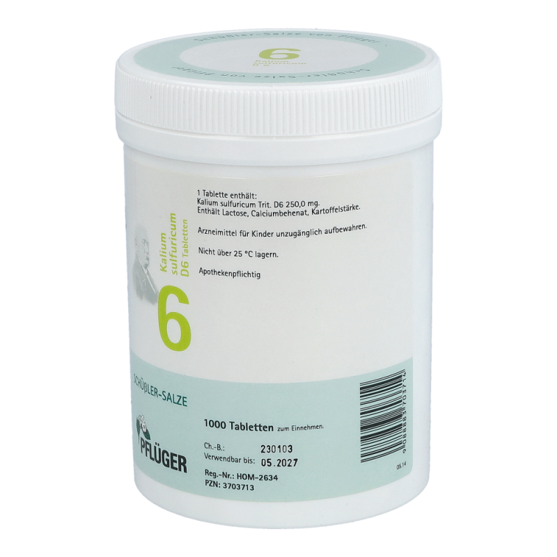 Pflüger Dr. Schüßler Nr. 6 Kalium Sulfuricum 250 g