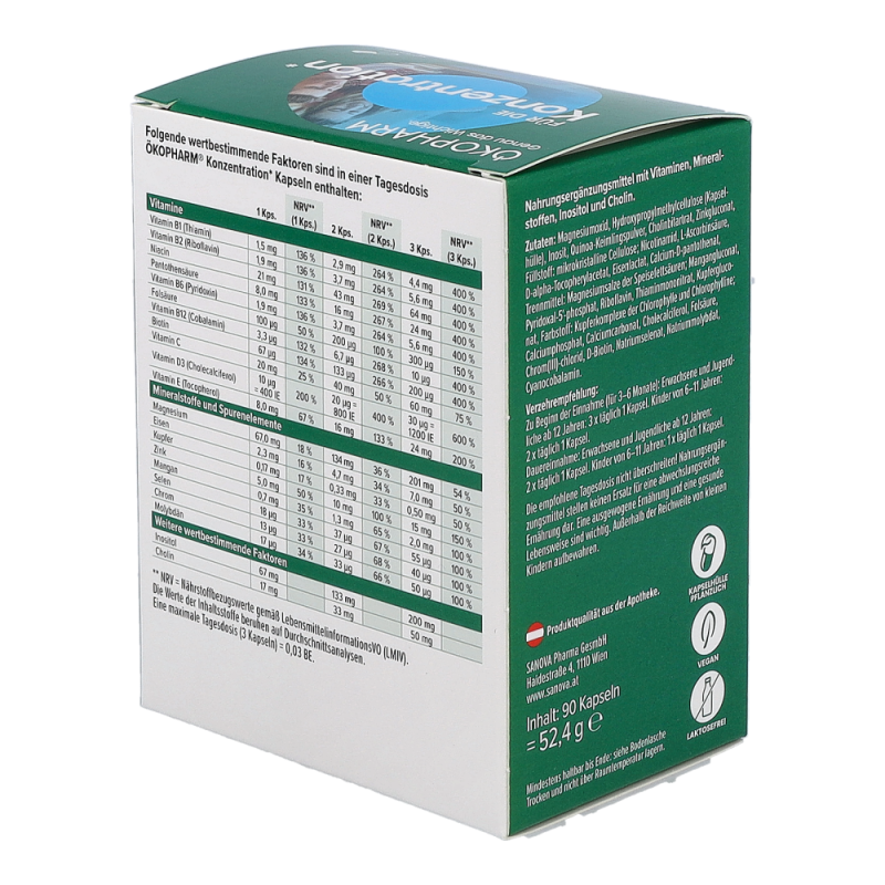Ökopharm Konzentration Kapseln