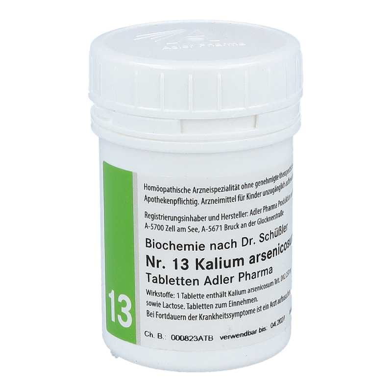 Adler Pharma Schüßler Nr. 13 Kalium Arsenum 100 g D 12