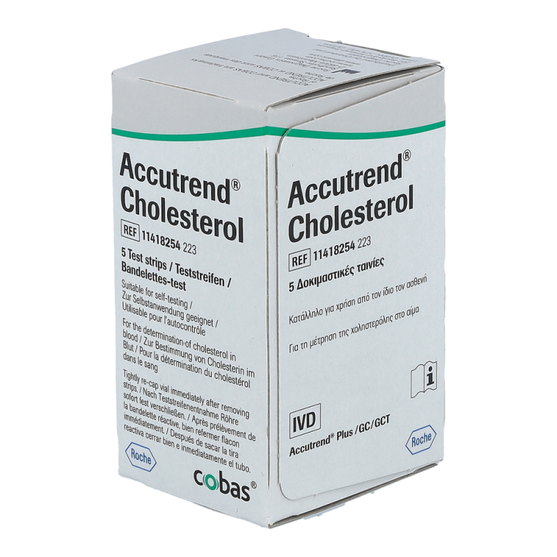 Roche Accutrend Cholesterol Teststreifen 5 Stk.