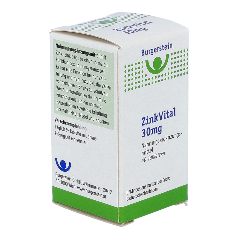 Burgerstein Zinkvital 30 mg Tabletten 40 Stk.