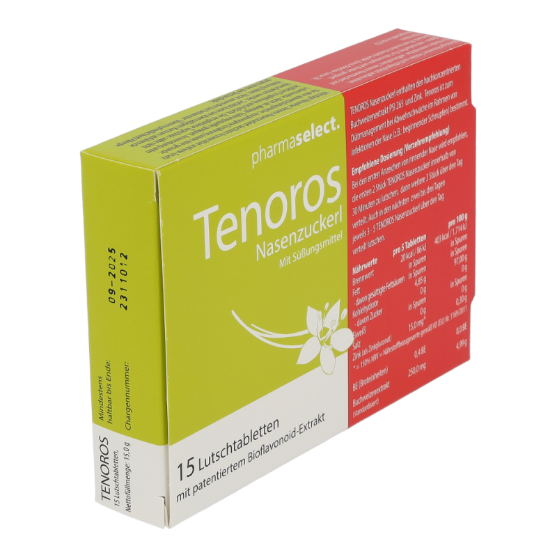 Tenoros Nasenzuckerl Lutschtabletten 15 Stk.