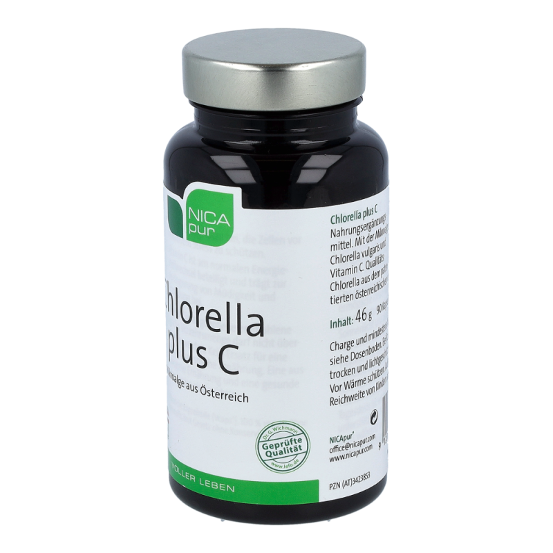 Nicapur Chlorella mit Vitamin C Kapseln