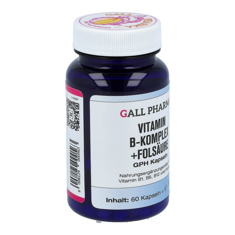 Vitamin B – Komplex + Folsäure Kapseln
