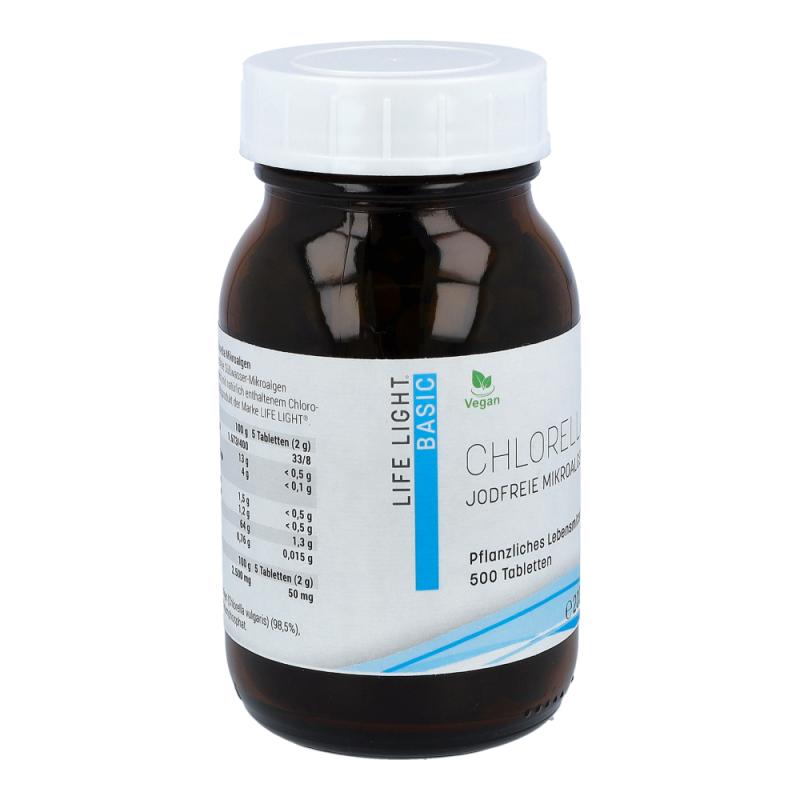 Life Light Chlorella Microalgen Tabletten 500 Stk.