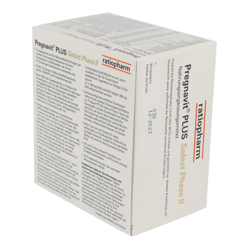 Pregnavit Plus Select Tabletten + Kapseln 120 Stk. Phase 2