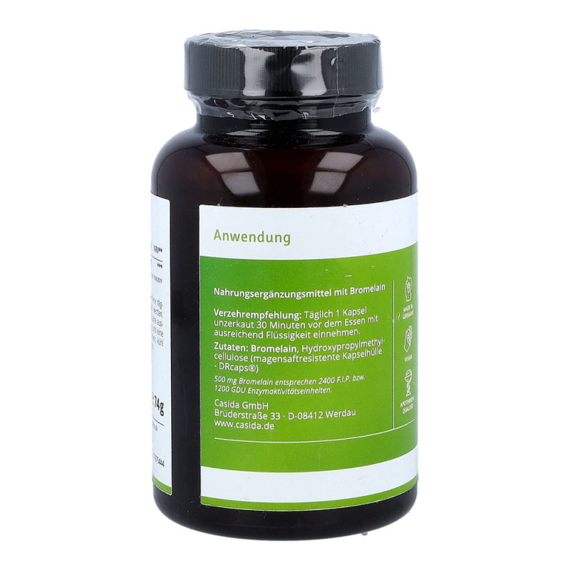 Bromelain Kapseln 500 mg hochdosiert magensaftresistent