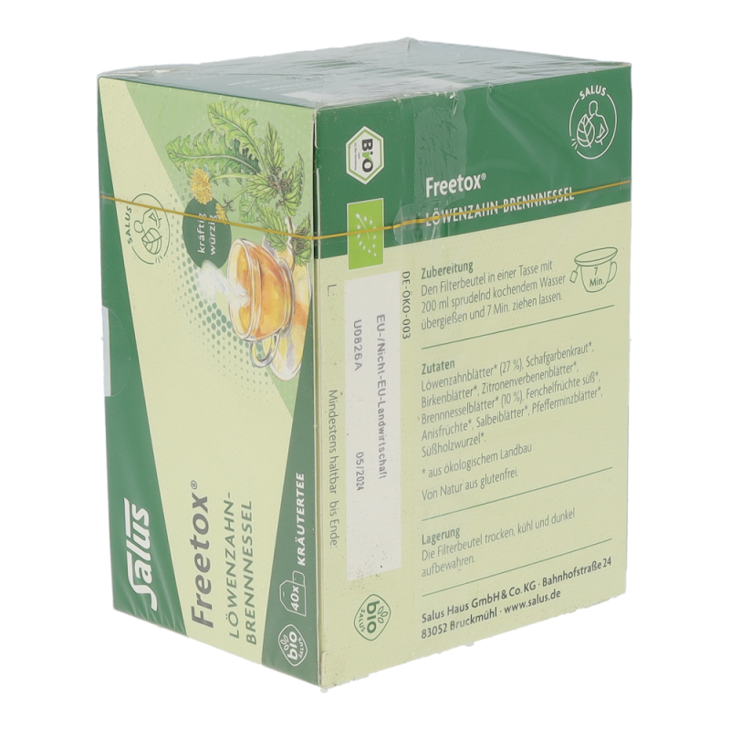 Salus Freetox Bio Kräutertee 40 Stk.