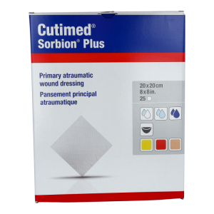 Sorbion Plus Wundauflage 25 Stk. 20 x 20 cm