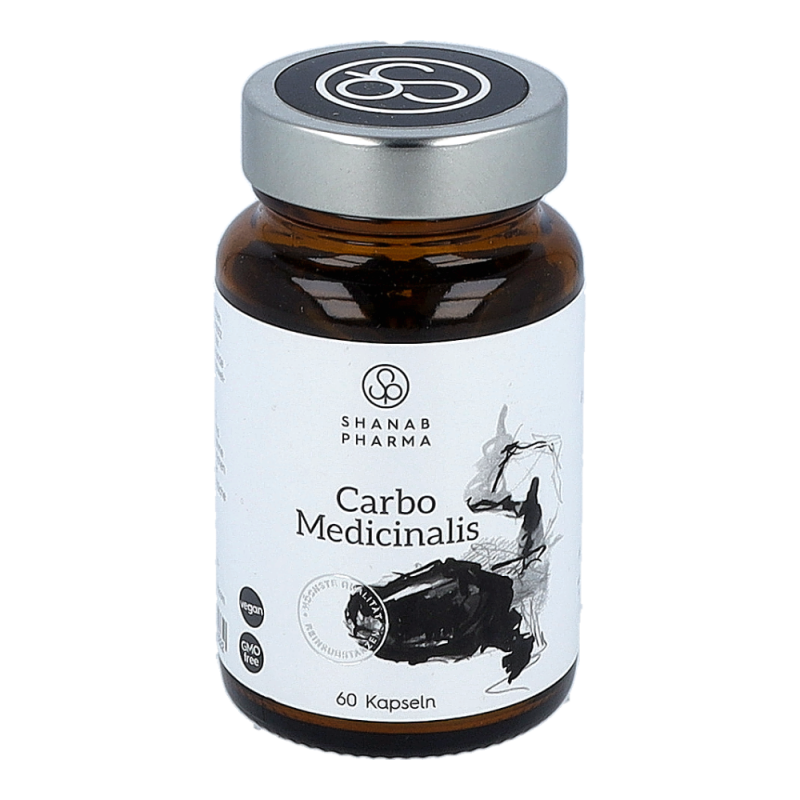 Carbo Medicinalis Aktivkohle Kapseln 60 Stk.