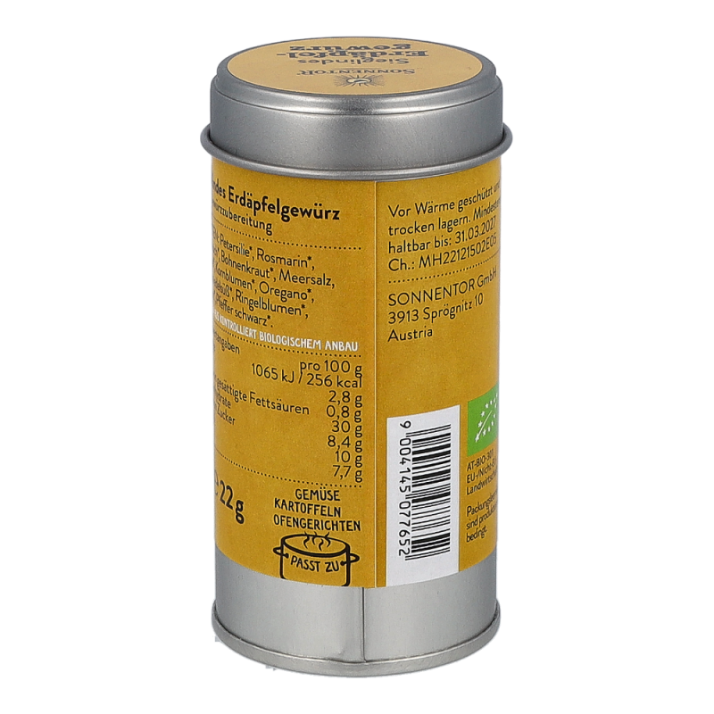 Sonnentor Sieglindes Erdäpfelgewürz Streudose 22 g BIO