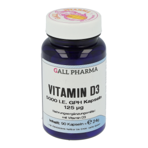 Gall Pharma Vitamin D3 5.000 I.E. Kapseln 90 Stk.