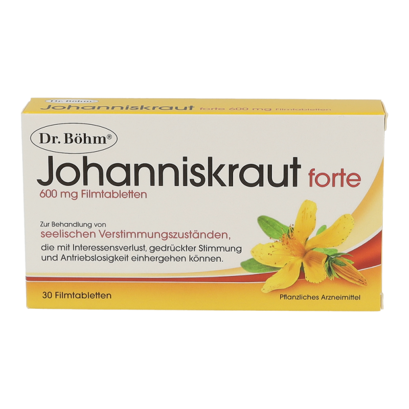 Dr. Böhm JOHANNISKRAUT FORTE 600mg Filmtabletten - 30 Stück