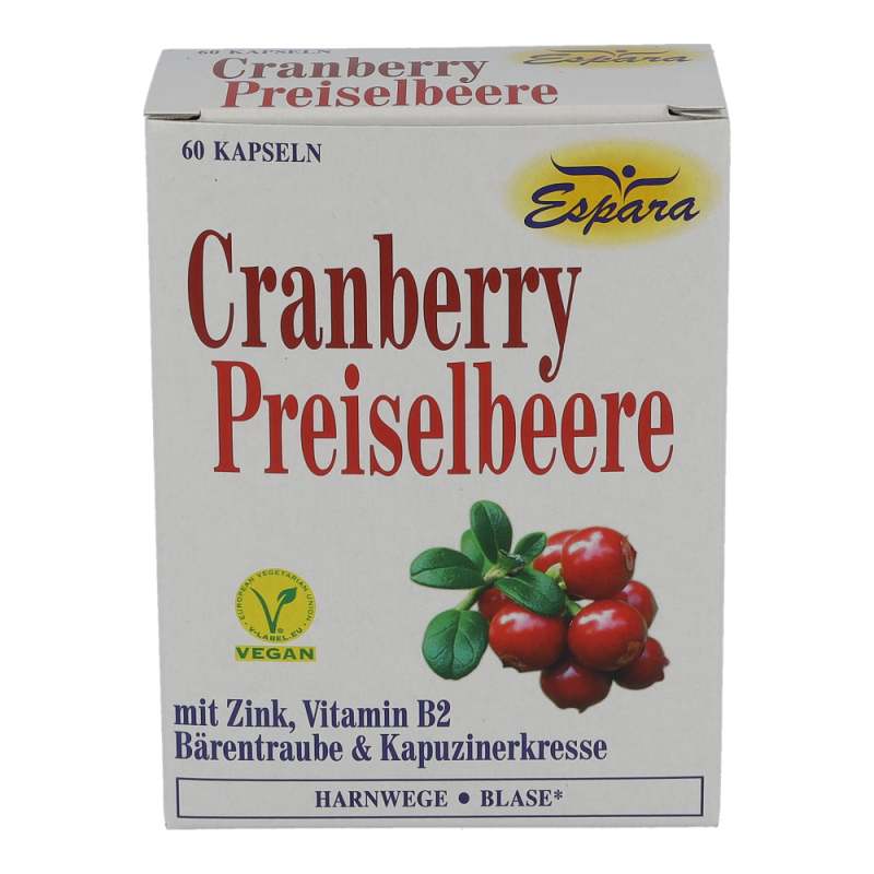 Espara Cranberry-Preiselbeere Kapseln 60 Stk.
