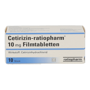 Ratiopharm Cetirizin 10 mg Filmtabletten 10 Stk.