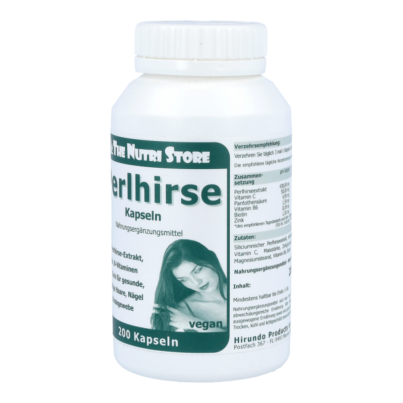 The Nutri Store Perlhirse Kapseln 200 Stk.