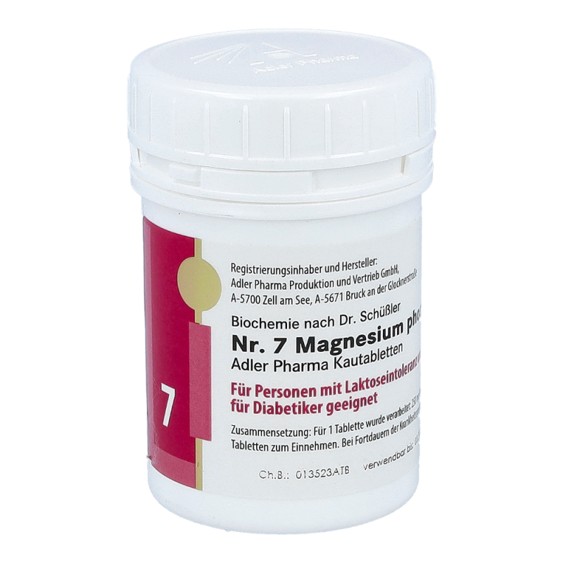 Schüßler Nr. 7 Magnesium phosphoricum Kautabletten 100 g