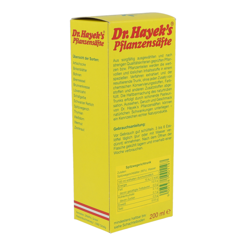 Dr. Hayeks Spitzwegerich Saft