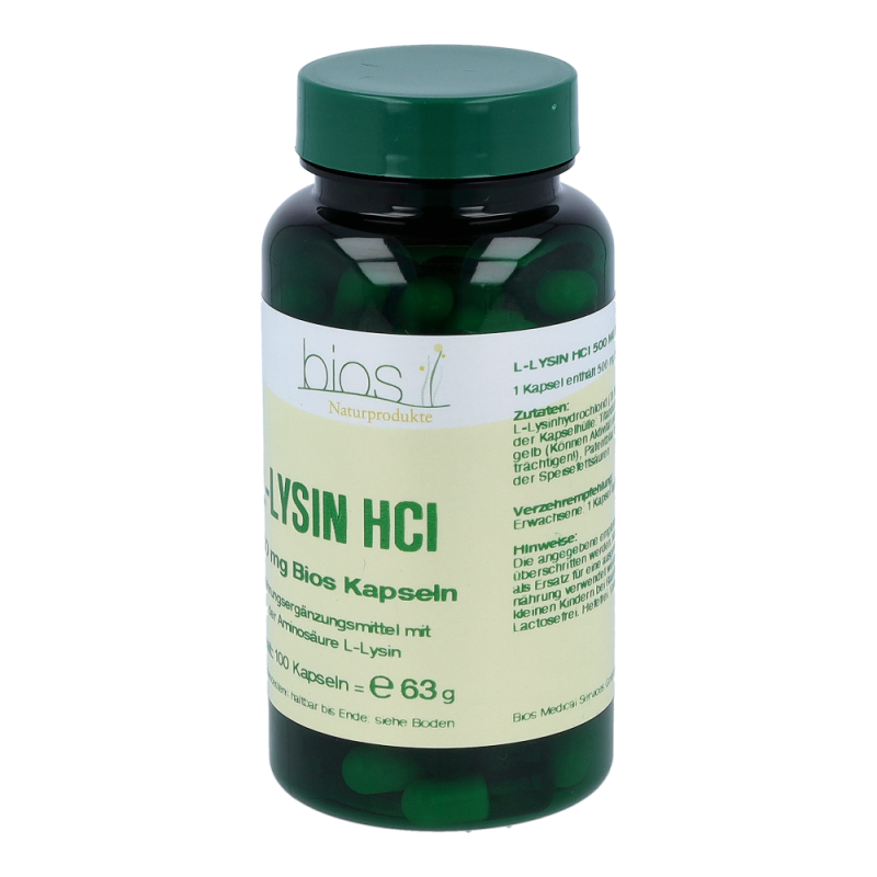 Bios L-Lysin 500 mg Kapseln