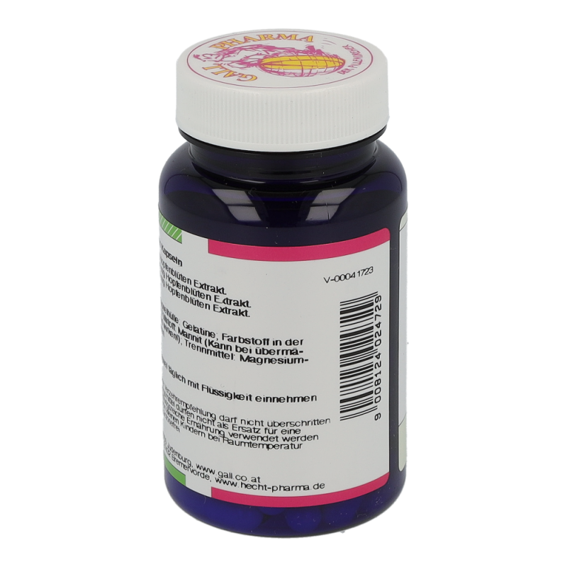 Gall Pharma HOPFEN 125mg Kapseln bei Schlaf- & Einschlafstörungen – 60 Stk