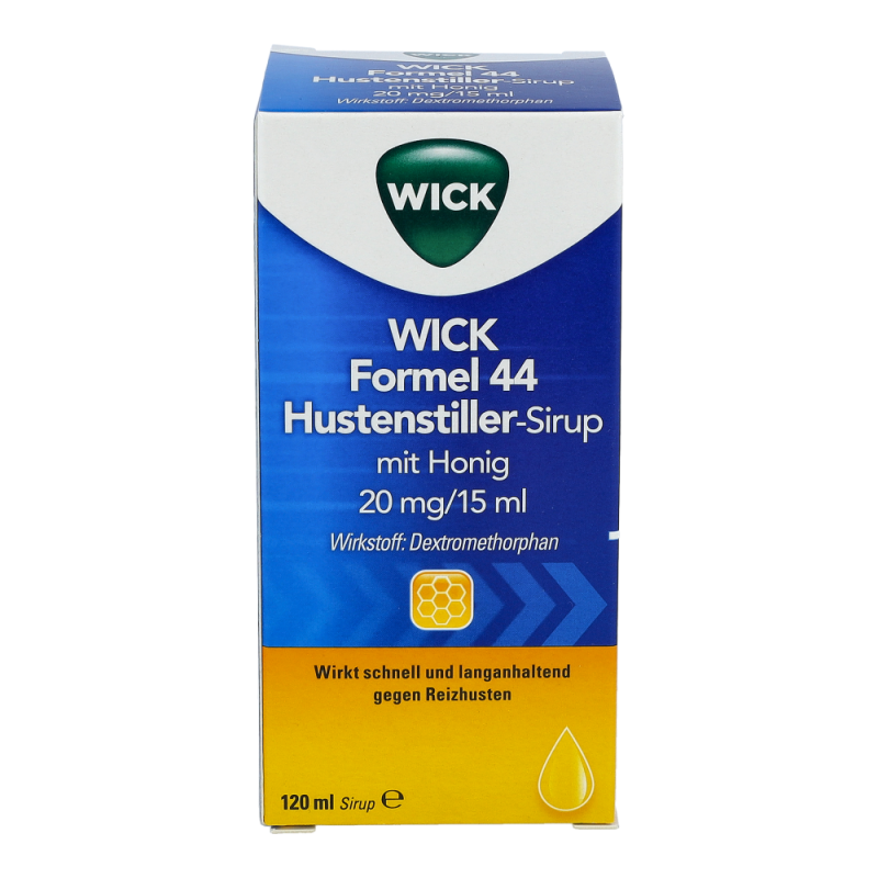 WICK Formel 44 Hustenstiller-Sirup mit Honig 20 mg/15 ml 120 ml
