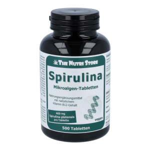 The Nutri Store Spirulina Mikroalgen Tabletten 400 mg 500 Stk.