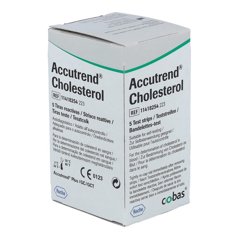 Roche Accutrend Cholesterol Teststreifen 5 Stk.