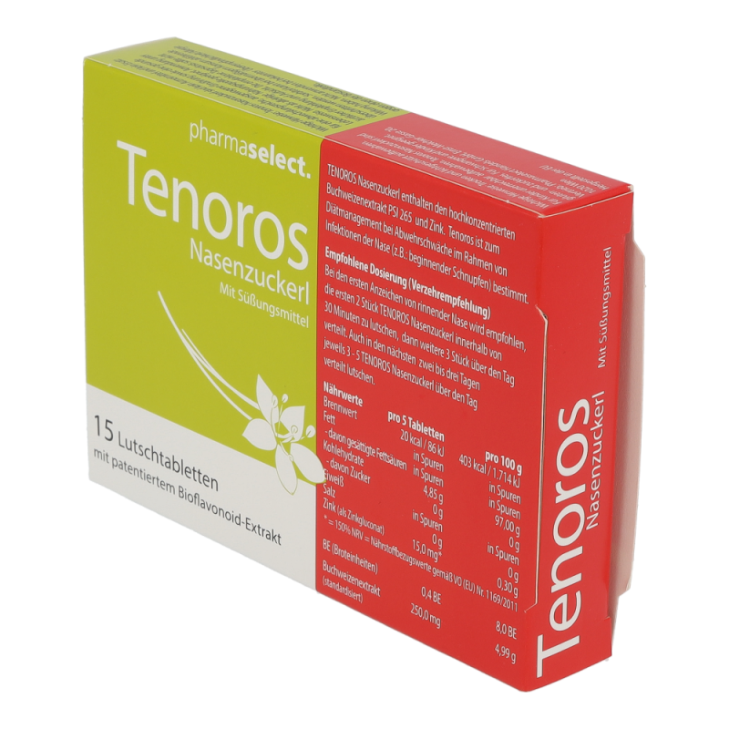 Tenoros Nasenzuckerl Lutschtabletten 15 Stk.