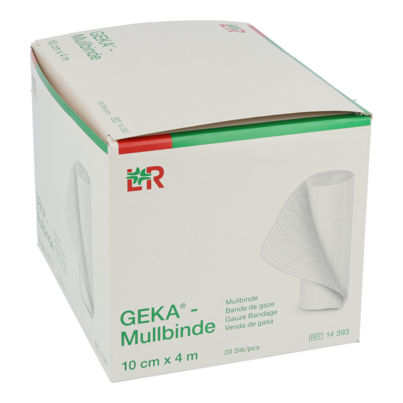 Mullbinde Geka 4 m x 10 cm 20F EP 20 Stk.